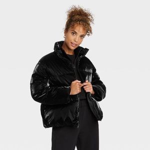 Wild fable black puffer jacket